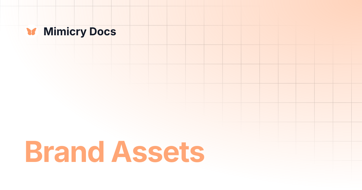 Brand Assets | Mimicry Docs